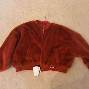 Nike double side Faux Fur Jacket/waterproof jacket